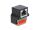 DELOCK RJ45 Bu > Terminalblock m Drucktaster Adapter 90° gew