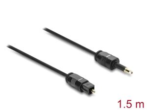 DELOCK TOSLINK Kabel mini 3,5mm St/St 2,2mm Durchm. 1,5m