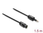 DELOCK TOSLINK Kabel mini 3,5mm St/St 2,2mm Durchm. 1,5m