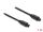 DELOCK TOSLINK Kabel St/St 4mm Durchm. 1m schwarz