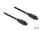 DELOCK TOSLINK Kabel St/St 4mm Durchm. 3m schwarz
