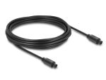 DELOCK TOSLINK Kabel St/St 4mm Durchm. 5m schwarz