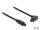 DELOCK TOSLINK Kabel St 90° gew/St gerade 4mm Durchm. 2m