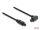 DELOCK TOSLINK Kabel St 90° gew/St gerade 4mm Durchm. 3m