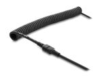 DELOCK magn. Spiralkabel USB-A 2.0 > Pogo 4Pin St, USB-C>Bu