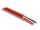 DELOCK Feuerfester Schutzschlauch silikonbesch. 3mx10mm rot