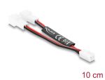 DELOCK Y-Lüfterkabel 1 x 2 Pin Bu > 2 x 2 Pin St 10cm