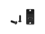 DELOCK Panel Mount USB 2.0 Type-C Buchse > Buchse schwarz