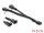 DELOCK Y-Lüfterkabel 1x 4Pin PWM Bu > 2x 4Pin PWM St 13,5cm