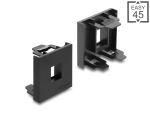 DELOCK Easy 45 Modul Keystone Halterung 45 x 45 mm schwarz