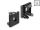 DELOCK Easy 45 Modul Keystone Halterung 45 x 45 mm schwarz