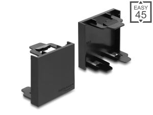 DELOCK Easy 45 Modul-Blindblende 45 x 45 mm schwarz