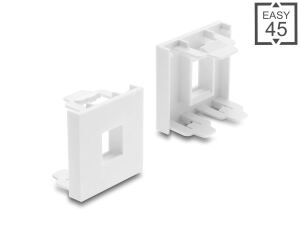 DELOCK Easy 45 Modul Keystone Halterung 45 x 45 mm weiß