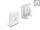 DELOCK Easy 45 Modul Keystone Halterung 45 x 45 mm weiß