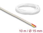 DELOCK Spiralschlauch 15 mm Durchmesser 10 m transparent