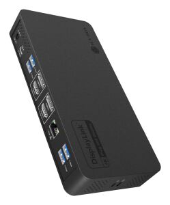 ICY BOX Heart Dock 2255 11-in-1 Notebook mit zwei 4K@60Hz Displays