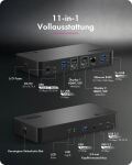 ICY BOX Heart Dock 2255 11-in-1 Notebook mit zwei 4K@60Hz Displays