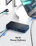 ICY BOX Heart Dock 2255 11-in-1 Notebook mit zwei 4K@60Hz Displays