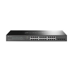 TP-Link Omada TL-SG2428P Managed L2/L2+ Gigabit Ethernet (10/100/1000) Power over Ethernet (PoE) 1U Schwarz