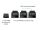 DELOCK Lüfterkabel Splitter 1x4Pin PWM Bu>St +2x4Pin St 30cm