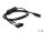 DELOCK Lüfterkabel DC Bu 5,5x2,1mm > 2x4Pin Lüfteranschl. St