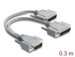 DeLOCK Adapter Y-Kabel Seriell RS-232 LFH D-Sub HD 60 Pin...