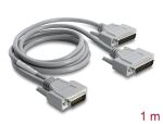 DeLOCK Adapter Y-Kabel Seriell RS-232 LFH D-Sub HD 60 Pin...