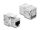 DeLOCK Keystone Modul RJ45 Buchse zu LSA Cat.6A geschirmt werkzeugfrei