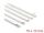 DELOCK Kabelkanal selbstkleb. 15x10mm Länge 1m 5er Pack weiß