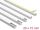 DELOCK Kabelkanal selbstkleb. 20x10mm Länge 1m 5er Pack weiß