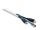 DELOCK Kabelkanal selbstkleb. 20x10mm Länge 1m 5er Pack weiß