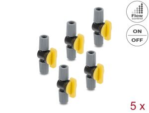 DELOCK Durchflussregler für Tropfbewässerung 5 Stück