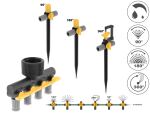 DELOCK Sprinklerstecker T-Form Set mit 90/180/360° Düsen