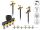 DELOCK Sprinklerstecker T-Form Set mit 90/180/360° Düsen