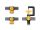 DELOCK Sprinklerstecker T-Form Set mit 90/180/360° Düsen