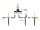 DELOCK Sprinklerstecker T-Form Set mit 90/180/360° Düsen
