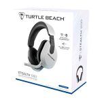 Turtle Beach Stealth 600 Konsole Playstation Kabelloses Gaming Headset bis zu 80hr Stunden, 50mm Lautsprecher und Bluetooth für PS5, PS4, PC, Weiß