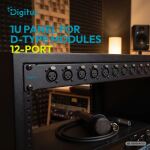 Digitus 1HE Rackblende für 12 x D-Type Module