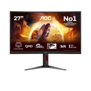 AOC G4 Gaming Computerbildschirm 68,6 cm (27") 2560 x 1440 Pixel Quad HD LED Schwarz, Rot