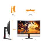 AOC G4 Gaming Computerbildschirm 68,6 cm (27") 2560 x 1440 Pixel Quad HD LED Schwarz, Rot