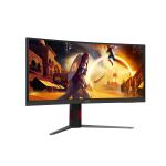 AOC G4 CU34G4ZCA Computerbildschirm 86,4 cm (34") 3440 x 1440 Pixel Wide Quad HD Schwarz, Rot