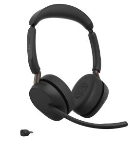 JABRA Evolve3 65 UC stereo schwarz On-Ear/kabellos/USB-C
