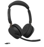 JABRA Evolve3 65 UC schwarz On-Ear/kabellos/USB-C/aktive...
