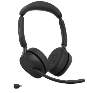 JABRA Evolve3 65 MS stereo schwarz On-Ear/kabellos/USB-C