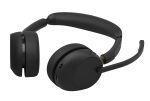 JABRA Evolve3 65 UC stereo schwarz On-Ear/kabellos/USB-C/Ladestation