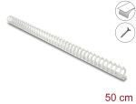 DeLOCK Kabelkanal Flexibel selbstklebend schraubbar 25 x 26 mm - Länge 50 cm grau
