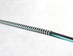 DeLOCK Kabelkanal Flexibel selbstklebend schraubbar 25 x 26 mm - Länge 50 cm grau