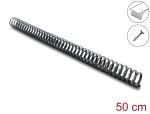 DeLOCK Kabelkanal Flexibel selbstklebend schraubbar 34 x 35 mm - Länge 50 cm schwarz