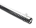 DeLOCK Kabelkanal Flexibel selbstklebend schraubbar 34 x 35 mm - Länge 50 cm schwarz