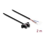 DELOCK Gabellichtschranke 5mm Typ K PNP L/D umschaltbar 2m